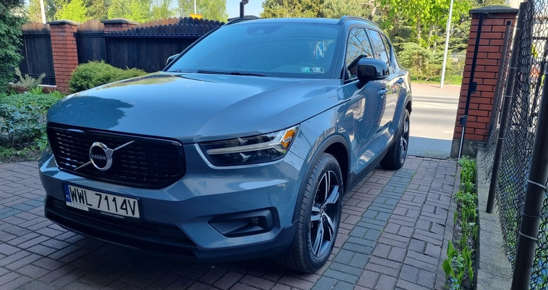 Volvo XC 40 cena 135900 przebieg: 44500, rok produkcji 2021 z Ząbki małe 191